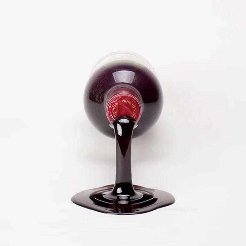 Unique Tilt Wine Rack Fashionable Storage Holder Durable Wine Bottle Display Stand for Wine Cabinet Decorations Adega Vinho