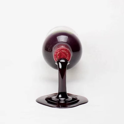 Unique Tilt Wine Rack Fashionable Storage Holder Durable Wine Bottle Display Stand for Wine Cabinet Decorations Adega Vinho